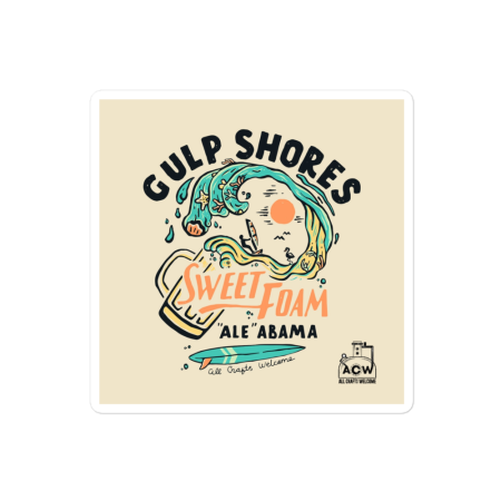 Gulp Shores stickers