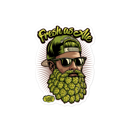 Saint Fresh Man sticker