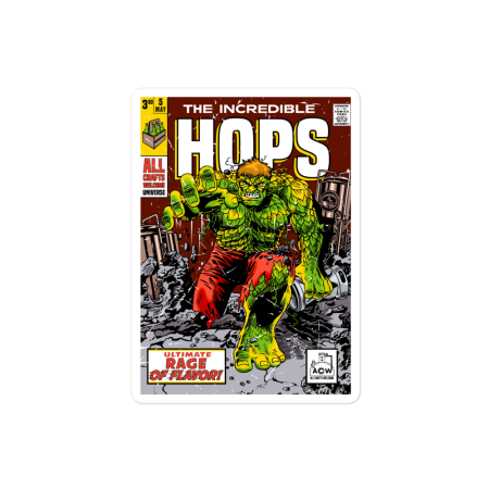 The Incredible Hops sticker