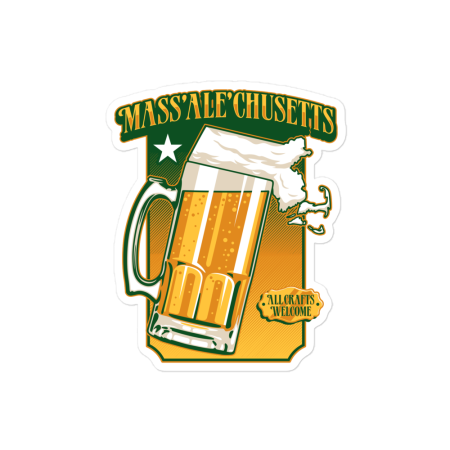 Mass'ale'chusetts  sticker